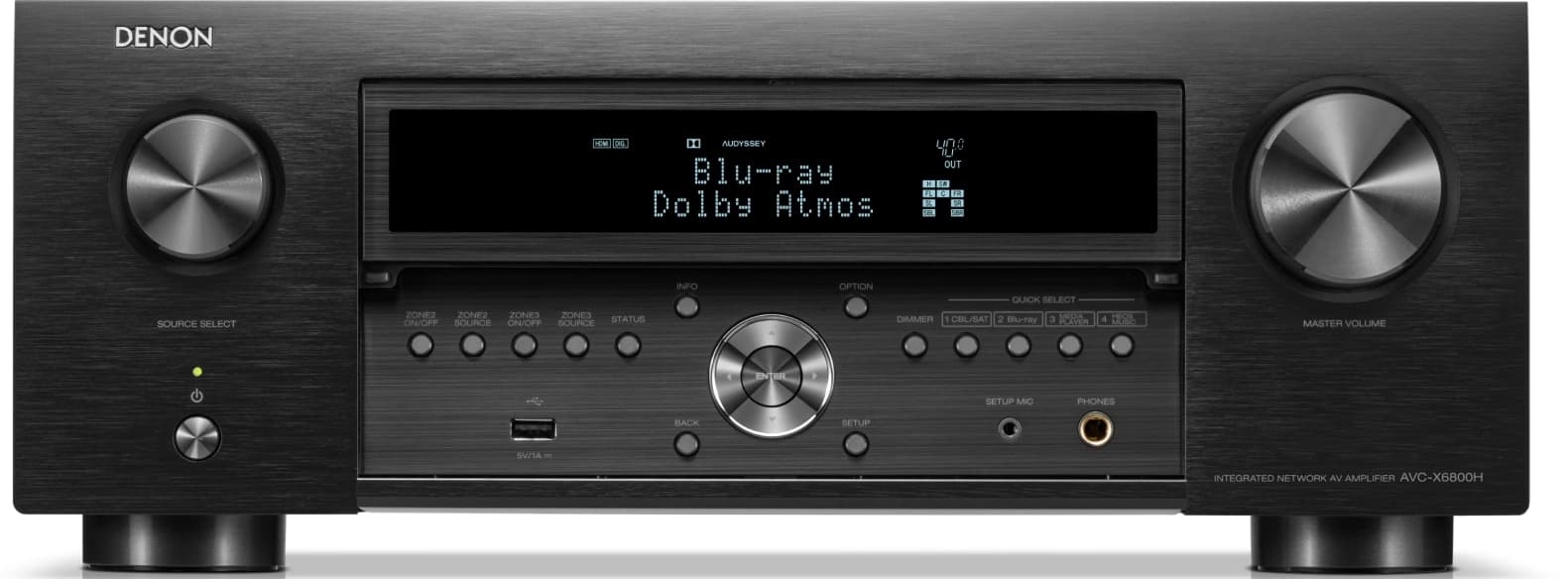 Ресивер AV Denon AVC-X6800H 11.4 черный - фото 3