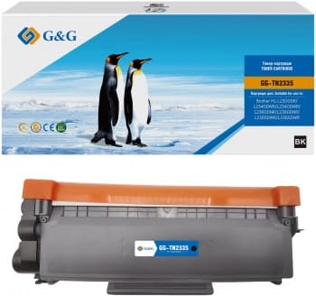 Картридж лазерный G&G GG-TN2335 TN2335 черный (1200стр.) для Brother HL-L2300DR/L2340DWR/L2340DWR/L2360DNR/L2360DNR/L2365DWR/L2365DWR - фото 2