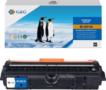 Блок фотобарабана G&G Universal GG-CE314A CE314A цветной цв:14000стр. для CLJ Pro MFP M176n/M177fw/CP1025 /100 color MFP M175nw/TopShot M275 MFP HP - фото 2
