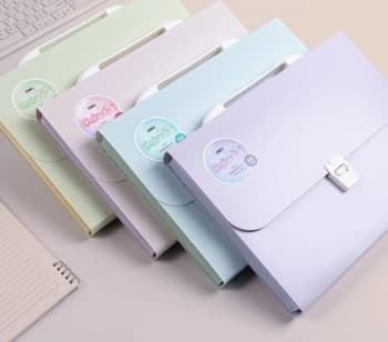 Папка-портфель Deli Colorful EF613 13 отдел. A4 полипропилен ассорти - фото 5