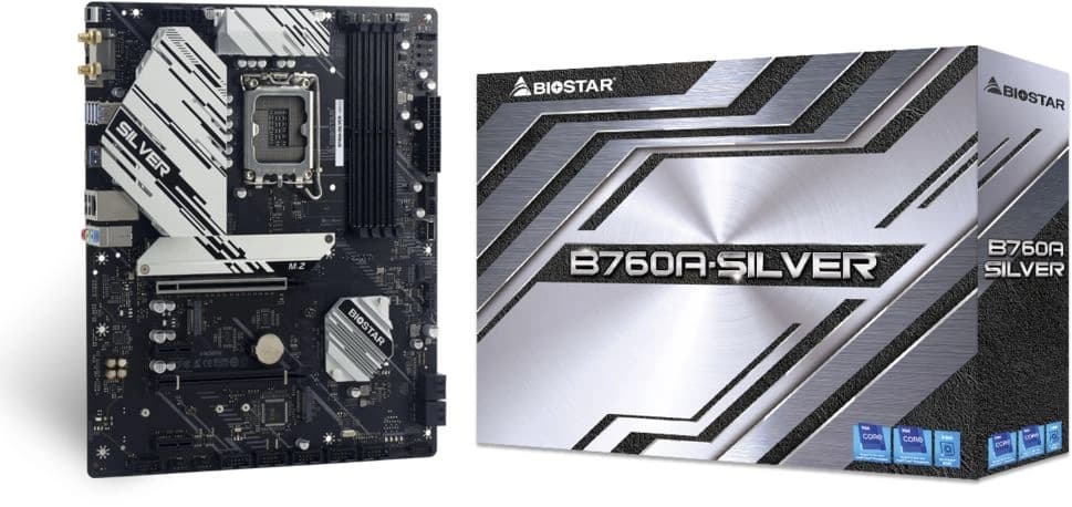 Материнская плата Biostar B760A-Silver Soc-1700 Intel B760 4xDDR5 ATX AC`97 8ch(7.1) 2.5Gg RAID+VGA+HDMI+DP - фото 4