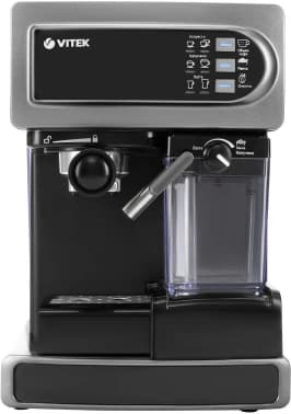 Кофеварка рожковая Vitek VT-1517 SR 1238Вт серый - фото 5