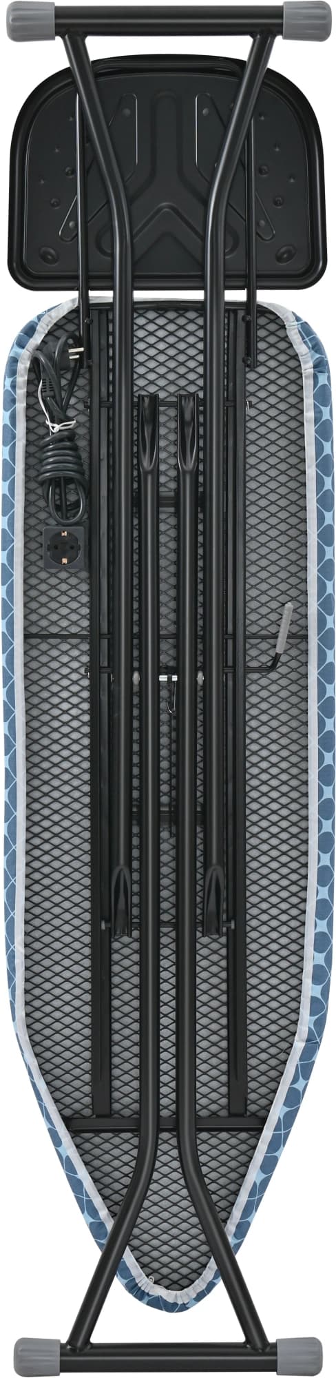 Гладильная доска Starwind SW-IB1550 122x38см рег.высот. черный/синий - фото 4