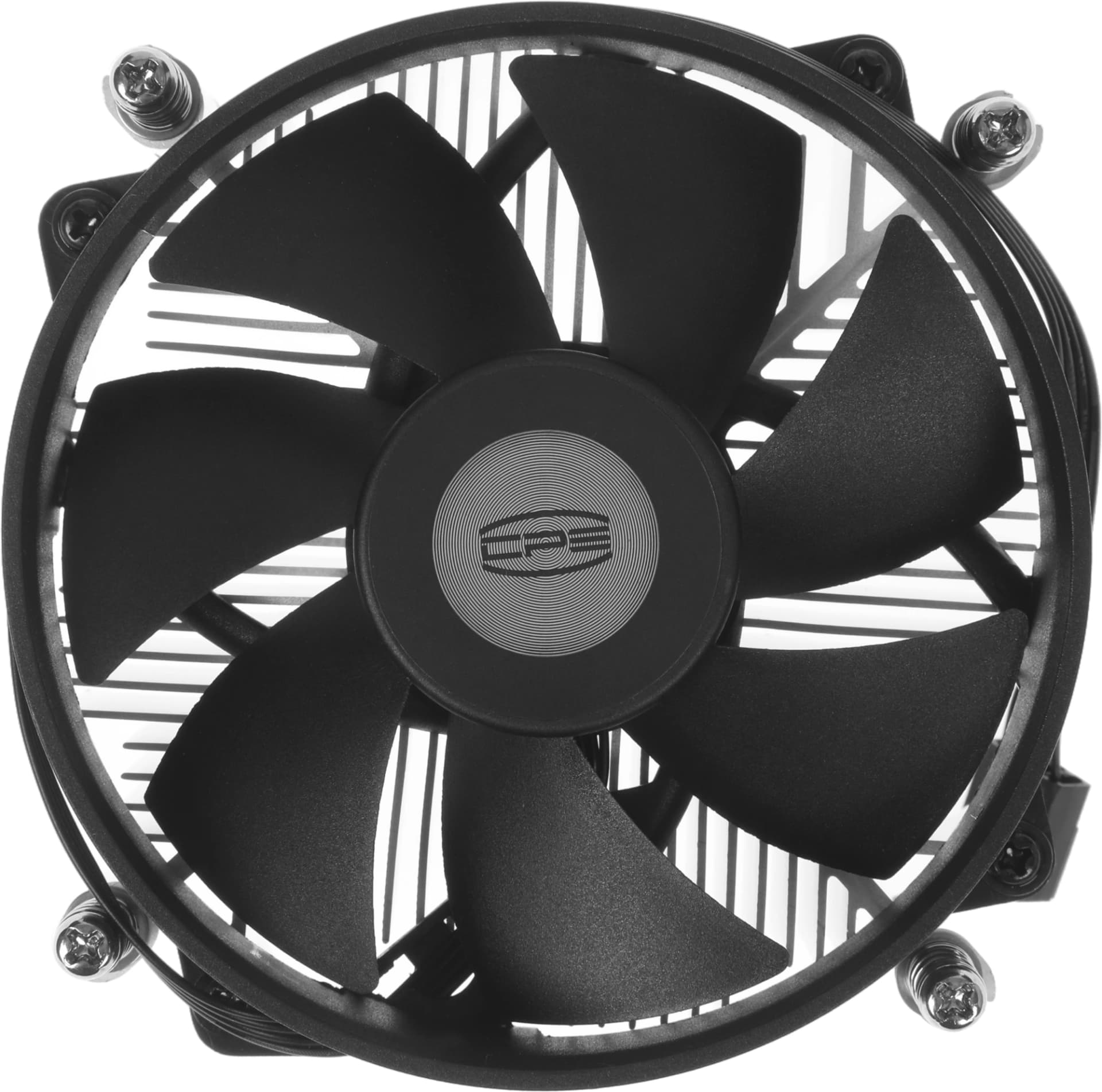 Устройство охлаждения(кулер) PcCooler R95S-I Soc-1200/1700/1851 серебристый/черный 4-pin 31.1dB Al 95W 360gr Ret (R95S-XXNIXX-GL) - фото 3