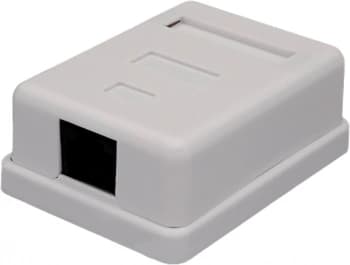 Розетка Suprlan 10-0355-1 наклад. RJ45 1 кат.6 UTP бел. - фото 2