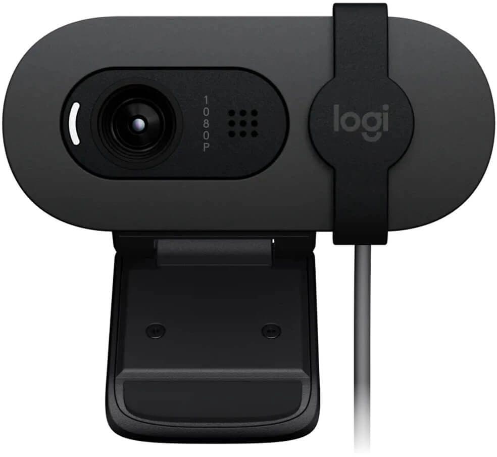 Камера Web Logitech Brio 95 графитовый 2Mpix (1920x1080) USB2.0 с микрофоном для ноутбука (960-001583) - фото 4