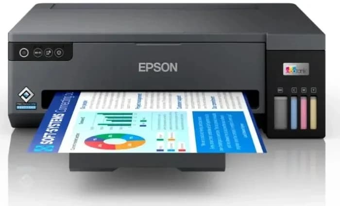 Принтер струйный Epson EcoTank L11050 (C11CK39501/505/503/507/403/402) A3 WiFi черный - фото 4