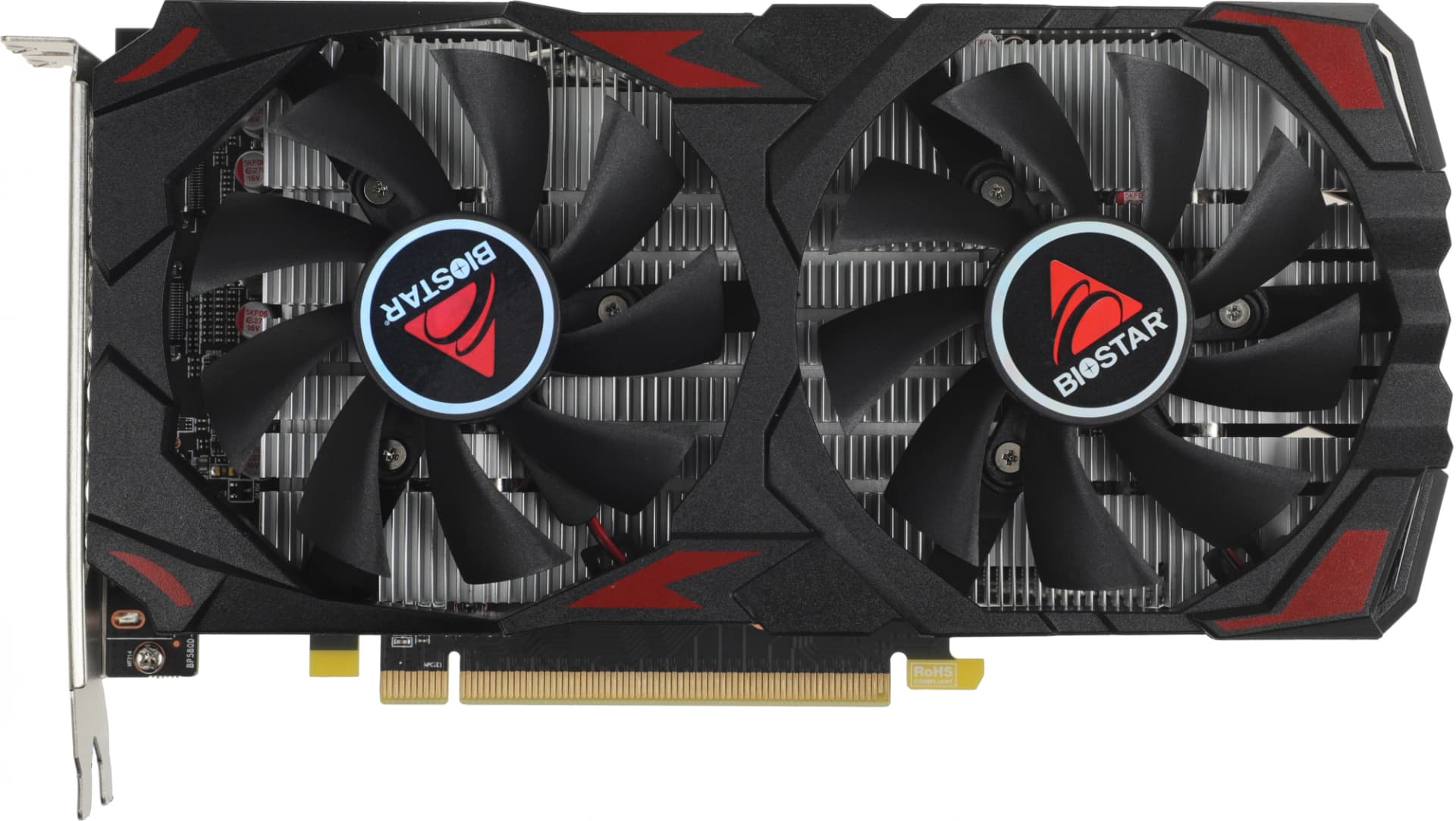 Видеокарта Biostar PCI-E 3.0 VA5815RQ82 AMD Radeon RX 580 8Gb 256bit GDDR5 1274/7000 HDMIx1 DPx2 HDCP Ret - фото 4