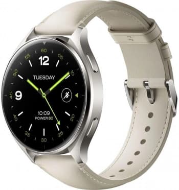 Смарт-часы Xiaomi Watch 2 1.43" AMOLED корп.серый рем.белый разм.брасл.:140-210мм (BHR9306GL) - фото 2