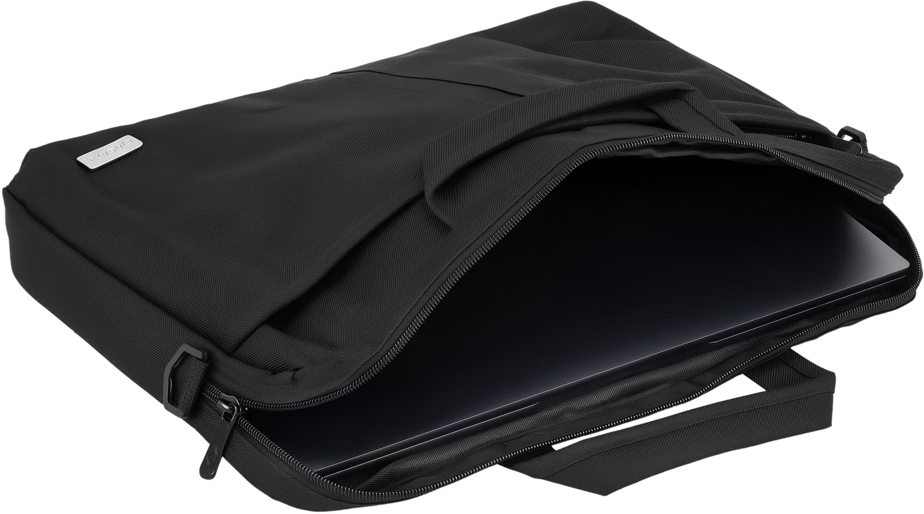 Сумка для ноутбука 15.6" Digma R-210 черный полиэстер (R210BK) - фото 5