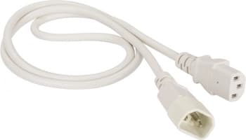 Шнур питания Lanmaster LAN-PP13/14-2.0-WH C13-С14 проводник.:3x0.75мм2 2м 220В 10А белый - фото 2