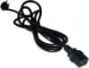 Шнур питания Lanmaster LAN-PP19/SHA-0.5-BK C19-Schuko проводник.:3x1.5мм2 0.5м 220В 16А черный - фото 3