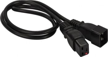 Шнур питания Lanmaster LAN-PP19L/20-5.0-BK C19-C20 проводник.:3x1.5мм2 5м 220В 16А черный - фото 2