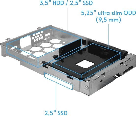 Корпус Chieftec UNI BE-10B-300 черный 300W mATX 2x80mm 2x120mm 2xUSB2.0 2xUSB3.0 audio bott PSU - фото 4