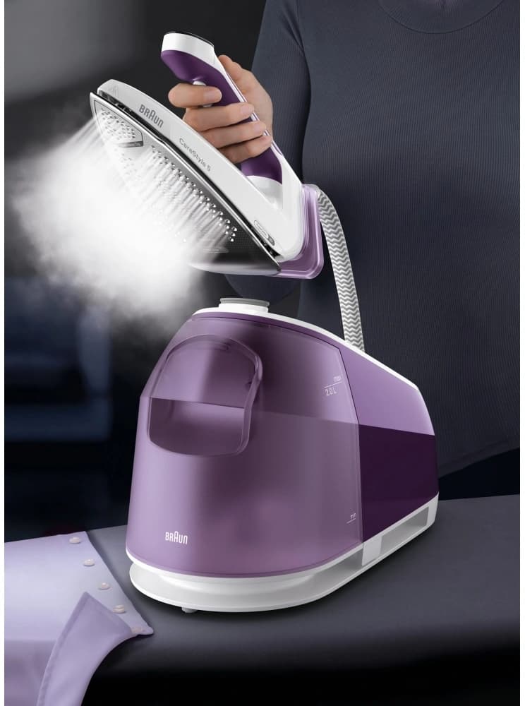 Парогенератор Braun CareStyle 5 IS5247VI 2400Вт сиреневый/белый - фото 4