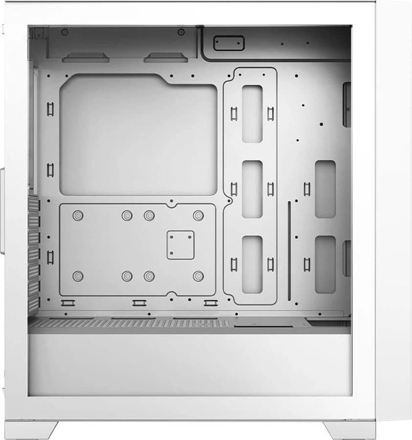Корпус PcCooler C3D510 WH белый без БП ATX 8x120mm 5x140mm 2xUSB3.0 audio bott PSU - фото 4
