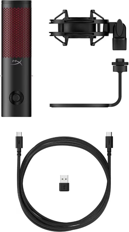 Микрофон проводной HyperX QuadCast 2 3м черный - фото 3