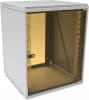 Шкаф коммутационный Suprlan (05-1506) настенный 15U 600x600мм пер.дв.стекл направл.под закл.гайки 70кг светло-серый 535мм 29.7кг 750мм металл - фото 3