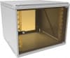 Шкаф коммутационный Suprlan (05-1096) настенный 9U 600x600мм пер.дв.стекл направл.под закл.гайки 70кг светло-серый 535мм 22.69кг 500мм металл - фото 3