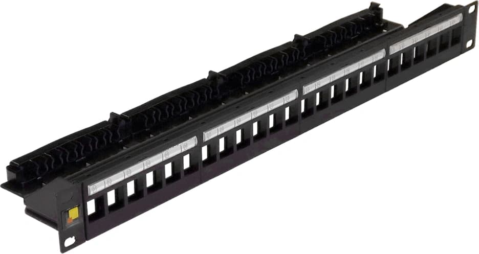 Патч-панель наборная Lanmaster LAN-PPN24OK-UTP 19" 1U 24xRJ45 UTP - фото 4