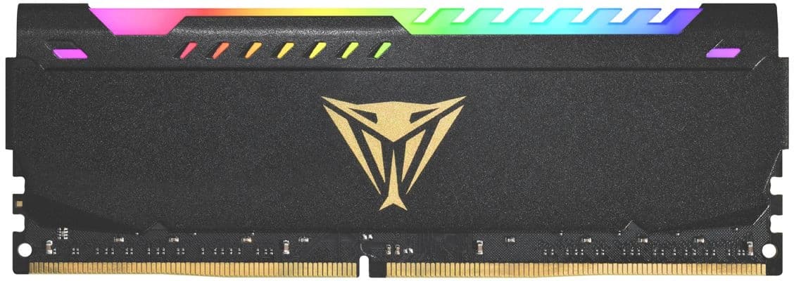 Память DDR4 32GB 3200MHz Patriot PVSR432G320C8 Viper Steel RGB RTL Gaming PC4-25600 CL18 DIMM 288-pin 1.35В dual rank с радиатором Ret