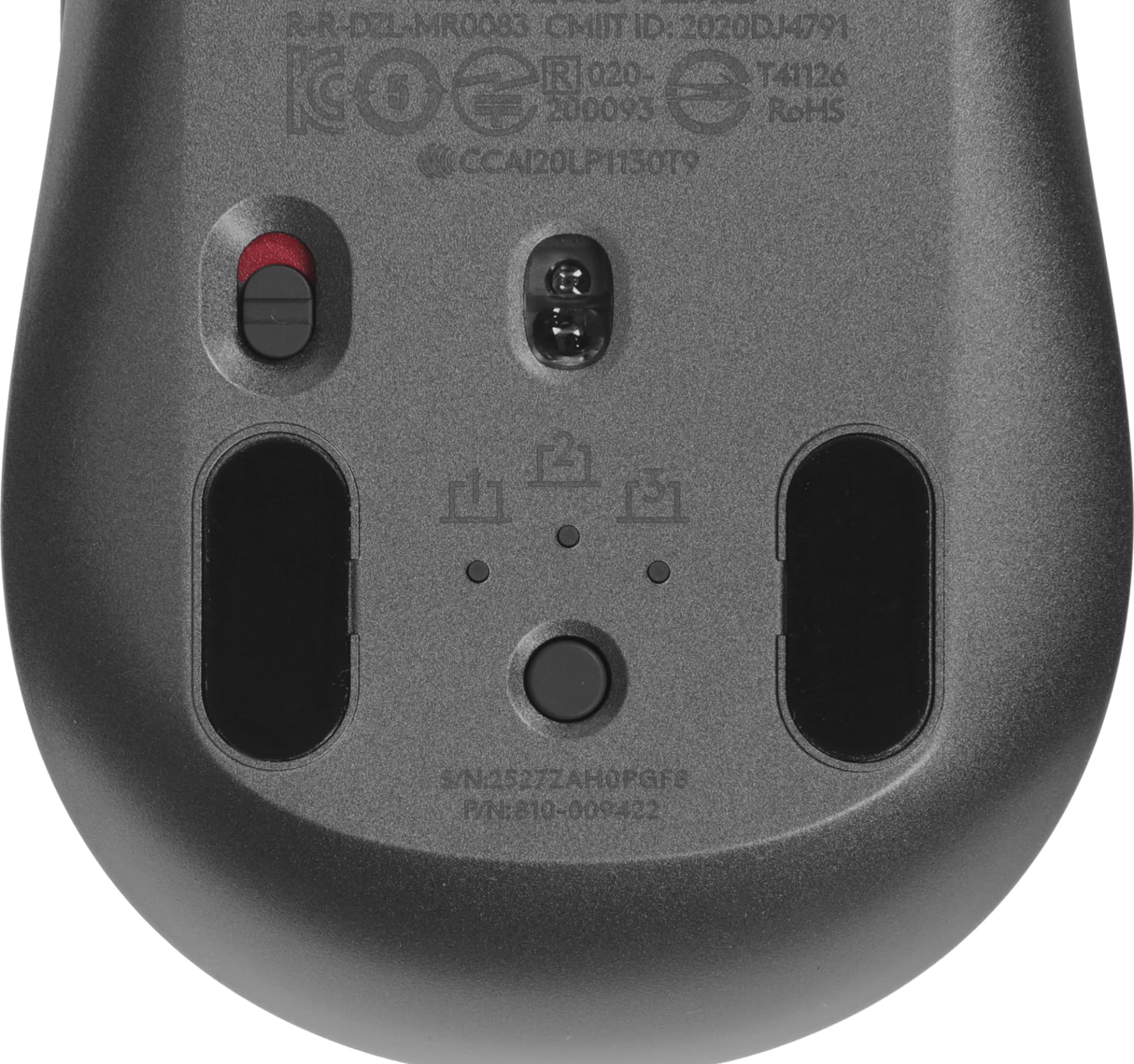 Мышь Logitech MX Anywhere 3S графитовый оптическая 8000dpi silent беспров. BT/Radio USB для ноутбука 5but (910-006938) - фото 4