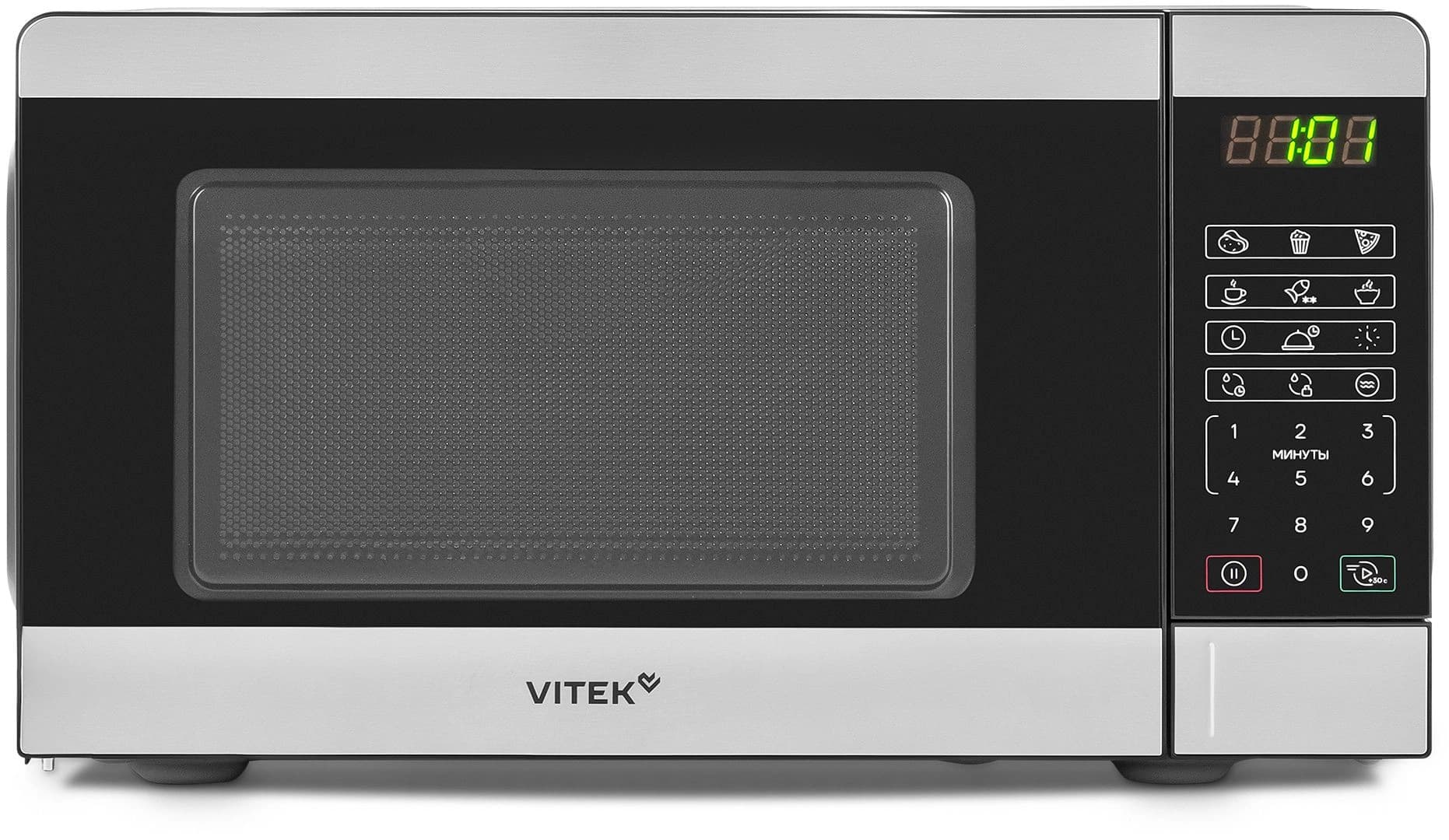 Микроволновая Печь Vitek VT-MW0420 20л. 700Вт черный/серебристый - фото 4