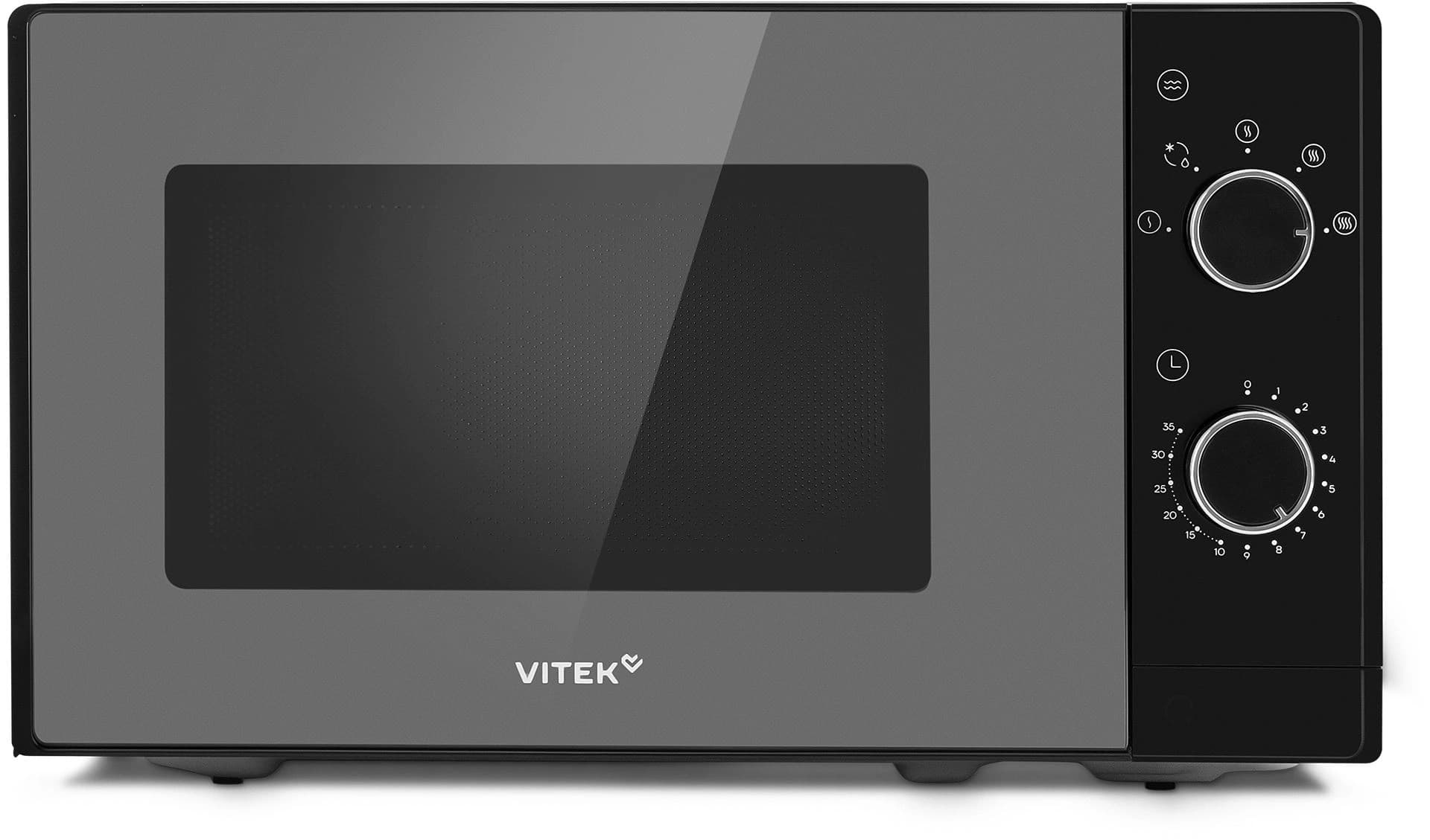 Микроволновая Печь Vitek VT-MW2020 20л. 700Вт черный/хром - фото 4