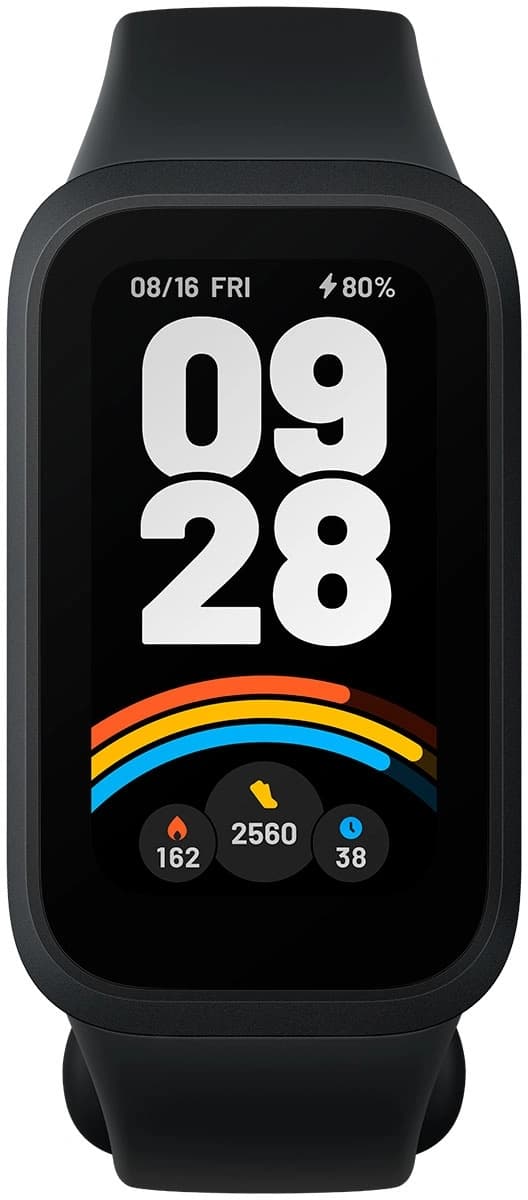Фитнес-трекер Xiaomi Smart Band 9 Active TFT корп.:черный рем.:черный (BHR9444GL) - фото 4