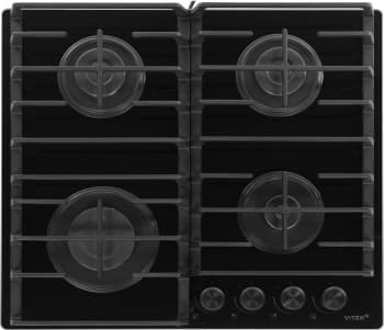 Газовая варочная поверхность Vitek VGH 6420 BG стекло черное - фото 2