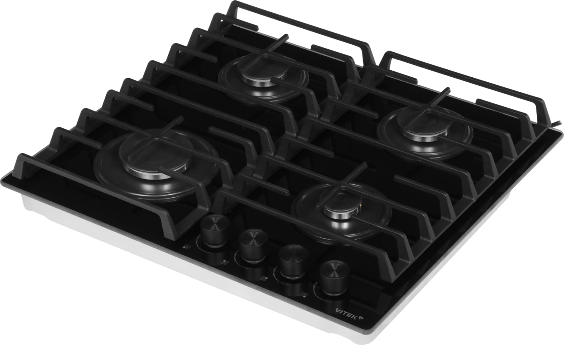 Газовая варочная поверхность Vitek VGH 6420 BG стекло черное - фото 4