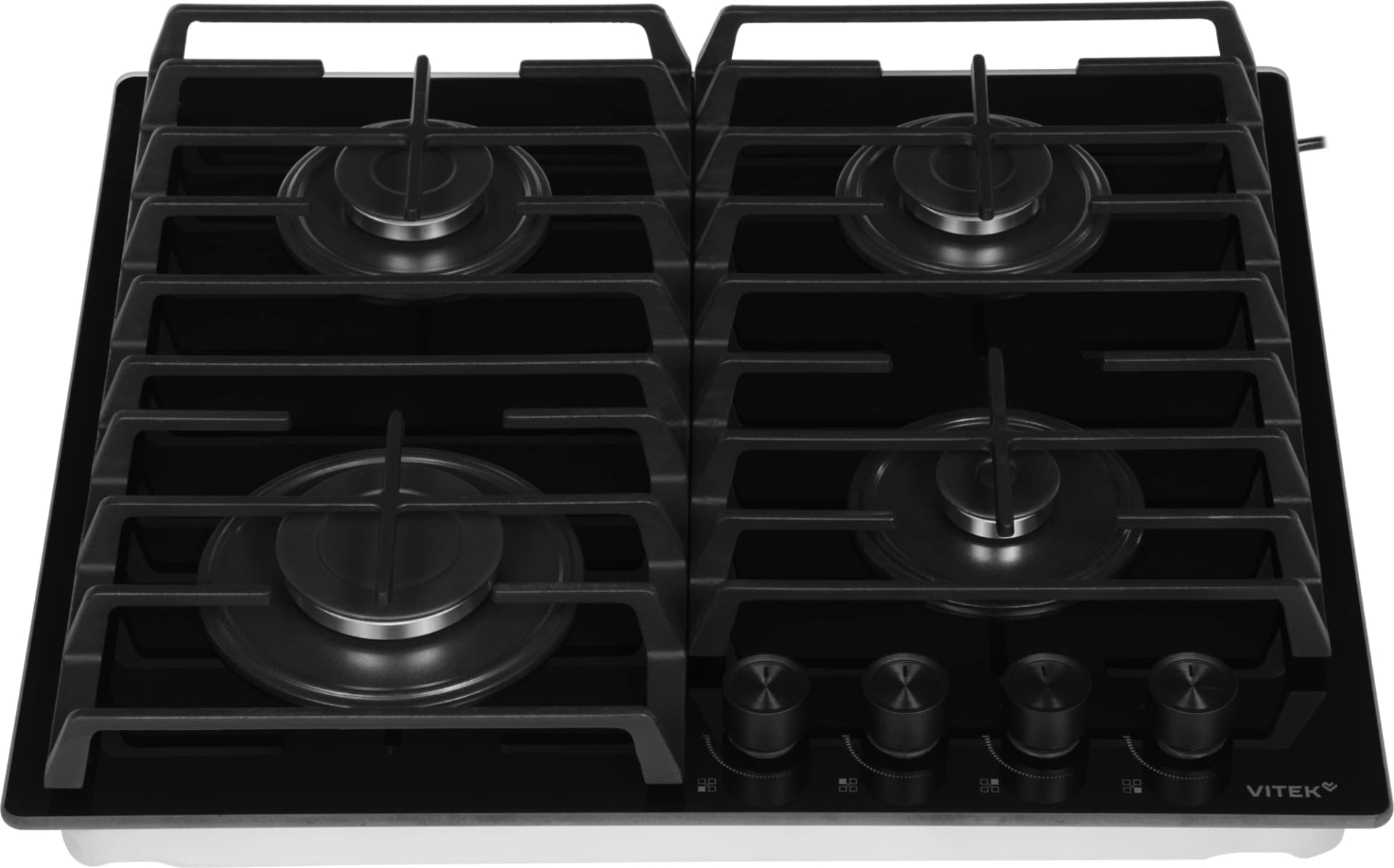 Газовая варочная поверхность Vitek VGH 6420 BG стекло черное - фото 3