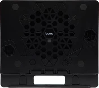 Подставка для ноутбука Buro BU-LS130 15.6" 280x250x15мм 520г металл/пластик черный - фото 2