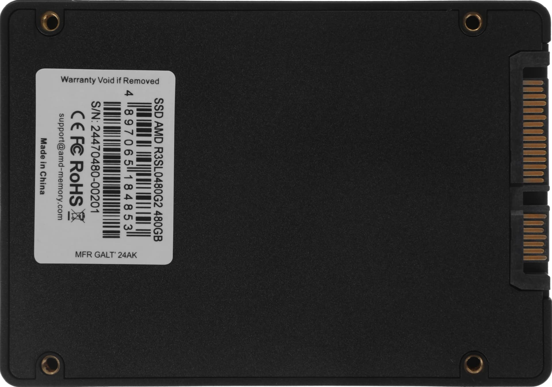 Накопитель SSD AMD SATA-III 480GB R3SL0480G2 Radeon R3 2.5" - фото 4