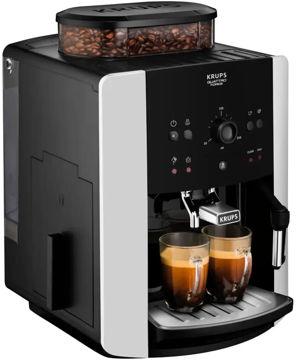 Кофемашина Krups Arabica EA811810 1450Вт черный/серебристый