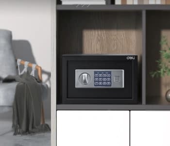 Сейф мебельный Deli Nello ET520 встраиваемый 200x310x200мм электронный/ключевой - фото 5