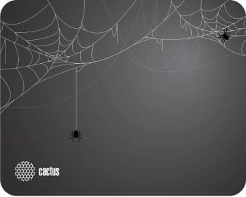 Коврик для мыши Cactus Spider gray черный 250x200x3мм (CS-MP-D13S) - фото 2