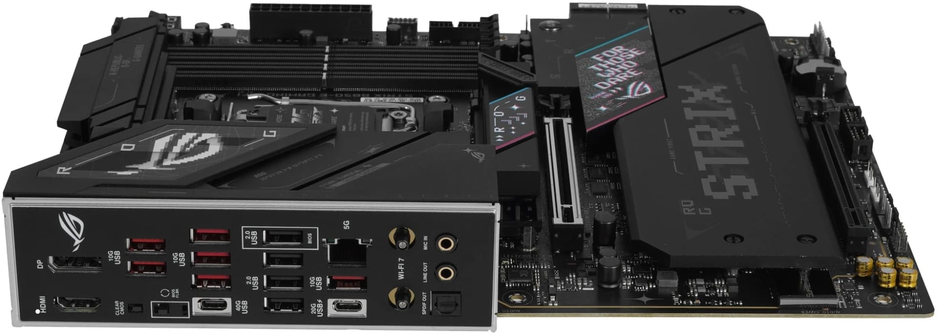 Материнская плата Asus ROG STRIX B850-E GAMING WIFI Socket AM5 AMD B850 4xDDR5 ATX AC`97 8ch(7.1) 2.5Gg RAID+HDMI+DP - фото 3