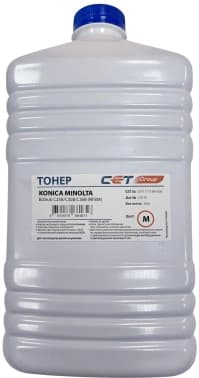 Тонер Cet NF8M TN-324 CET111111M-500 пурпурный бутылка 500гр. для принтера KONICA MINOLTA Bizhub C258/C308/C368 - фото 2