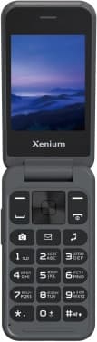 Мобильный телефон Xenium X680 темно-серый раскладной 2Sim 2.8" 240x320 Nucleus 0.3Mpix GSM900/1800 MP3 FM microSD max32Gb - фото 2