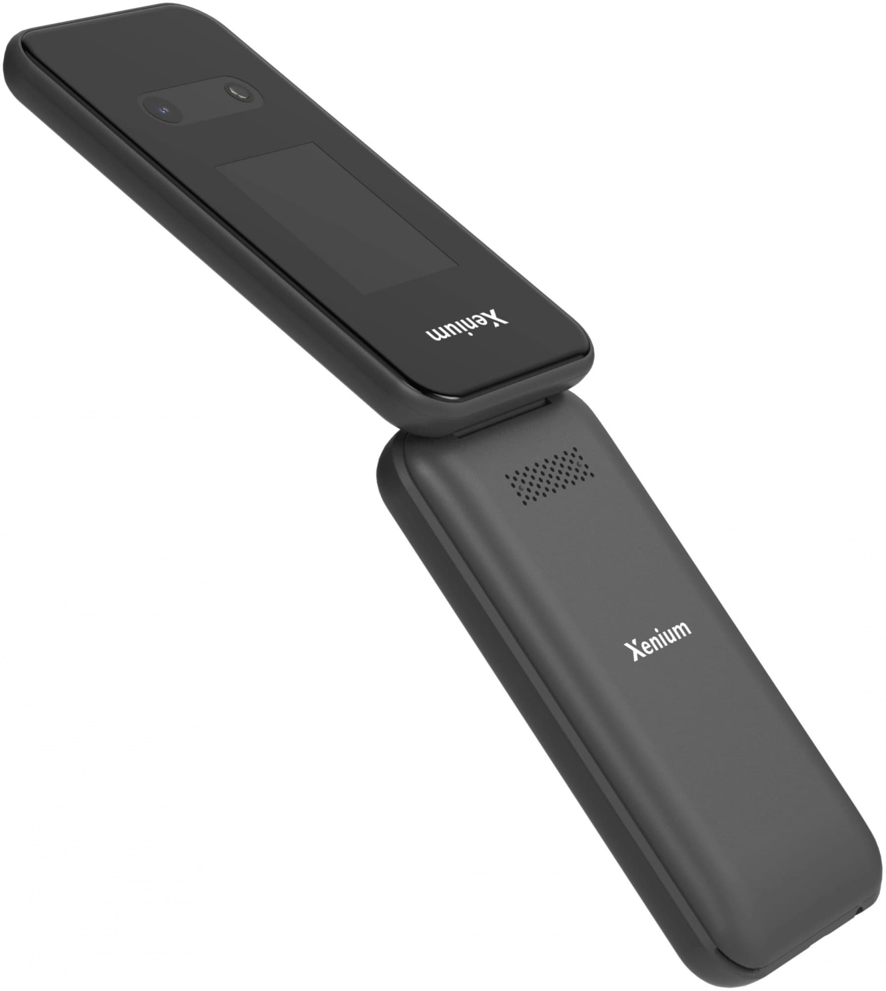 Мобильный телефон Xenium X680 темно-серый раскладной 2Sim 2.8" 240x320 Nucleus 0.3Mpix GSM900/1800 MP3 FM microSD max32Gb - фото 5