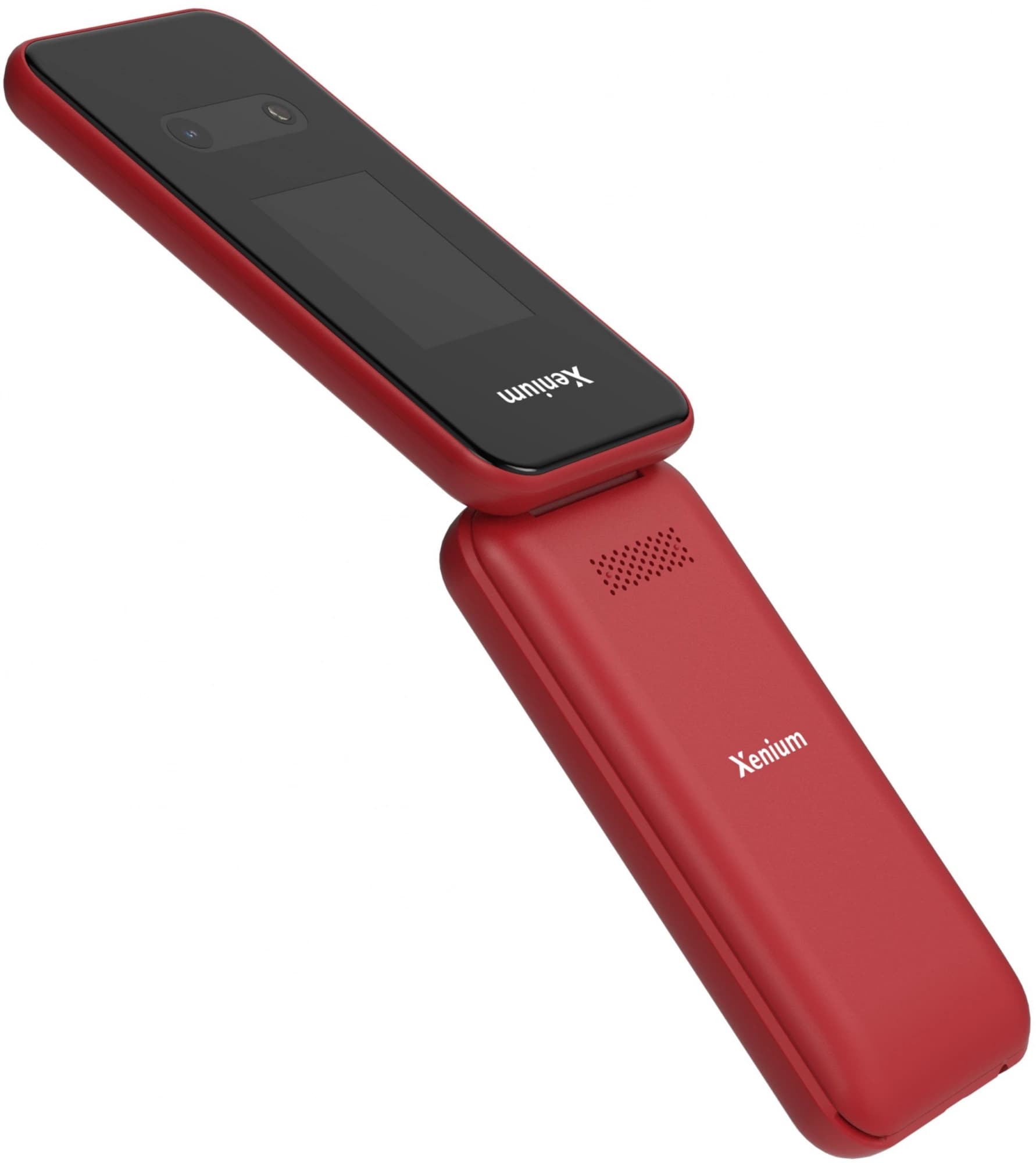 Мобильный телефон Xenium X680 красный раскладной 2Sim 2.8" 240x320 Nucleus 0.3Mpix GSM900/1800 MP3 FM microSD max32Gb - фото 3