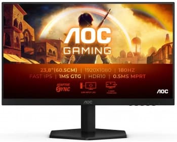 Монитор AOC 23.6" 24G42E черный IPS LED 16:9 HDMI матовая 300cd 178гр/178гр 1920x1080 180Hz DP FHD 3кг - фото 5