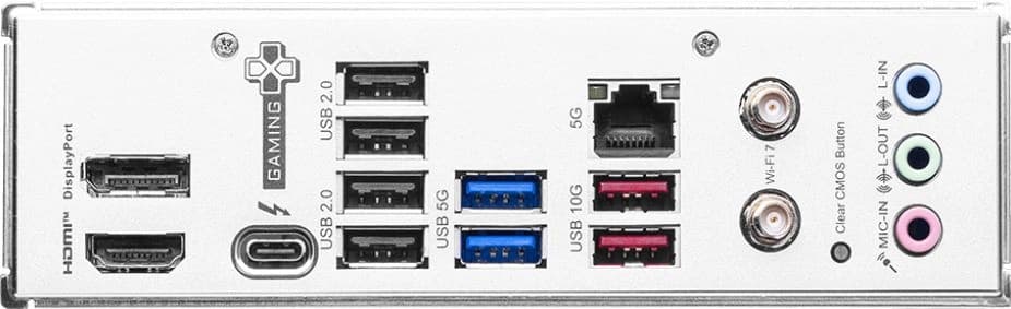 Материнская плата MSI B860 GAMING PLUS WIFI Soc-1851 Intel B860 4xDDR5 ATX AC`97 8ch(7.1) 5Gigabit RAID+HDMI+DP - фото 3
