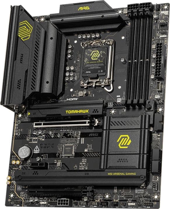 Материнская плата MSI MAG B860 TOMAHAWK WIFI Soc-1851 Intel B860 4xDDR5 ATX AC`97 8ch(7.1) 5Gigabit RAID+HDMI+DP - фото 4
