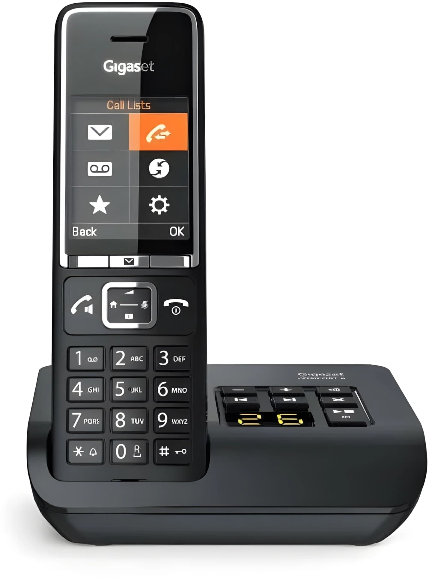 Р/Телефон Dect Gigaset Comfort 550A черный автооветчик АОН - фото 3