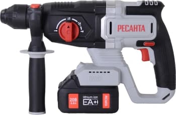 Перфоратор Ресанта АП-20Li/4 патрон:SDS-plus уд.:3.2Дж аккум. (кейс в комплекте) - фото 5
