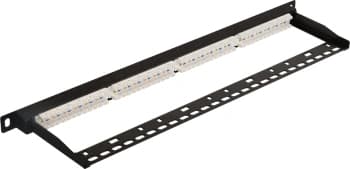 Патч-панель Lanmaster LAN-PPC24U6A 19" 0.5U 24xRJ45 кат.6A UTP - фото 5