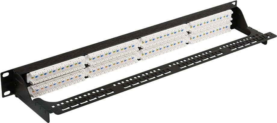Патч-панель Lanmaster LAN-PPC48U6A 19" 1U 48xRJ45 кат.6A UTP - фото 4