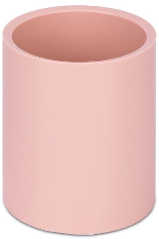 Стакан для канцелярских принадлежностей Deli ENS023 PINK Nusign круглая 83x95мм пластик розовый